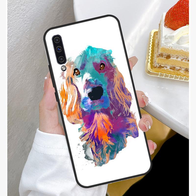 Housse Coque Chien Épagneul Cocker Anglais Pour Samsung A22 A12 A32 A42 A52 A72 A51 A71 A50 A70 A20e A21S A20S A52S Fundas