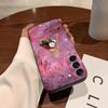 Case for Samsung Galaxy S26 Ultra S25 Plus S21 FE S23 Note 20 8 9 10 S24 S10 S9 S20 Ultra Funda Phone Cover Flower Name Letter A