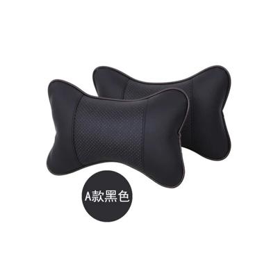 Oreiller de nuque pour voiture Repose-tête automatique Soulagement pour la tête et le cou Coussin d'appui-tête Cuir PU Siège de voiture Oreiller de soutien doux Appui-tête automatique Voyage