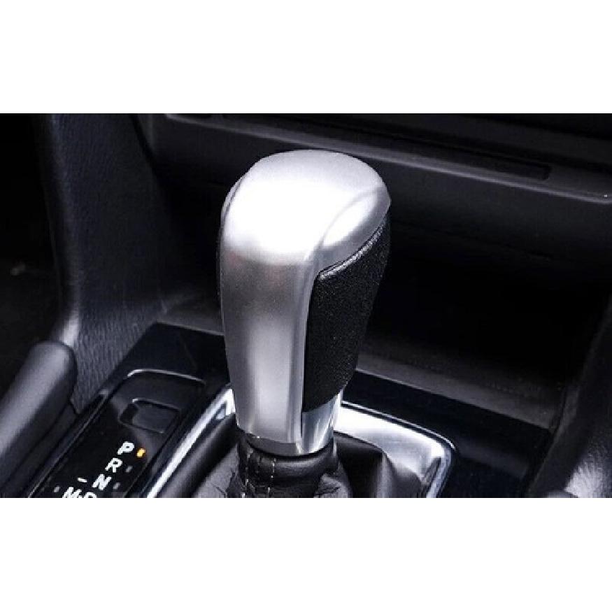 For Mazda 3 Axela 2014-2018 Matte Silver Center Console Gear Shift Knob Trim 1PC