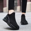 2024 Black Socks Sneakers Men Slip On High Sports Shoes Women Large Size 46 Fashion Unisex Breathable Brand Casual Sneakers Men