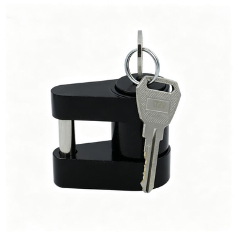 Wofan 1/4 Inch Trailer Coupler Lock, Cast Steel RV Truck Connector Lock
