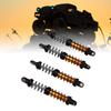 4 Pack Metal RC Car Shock Absorbers High Strength 90mm RC Car Shocks for 1/10 Scale Models with 8 Sp