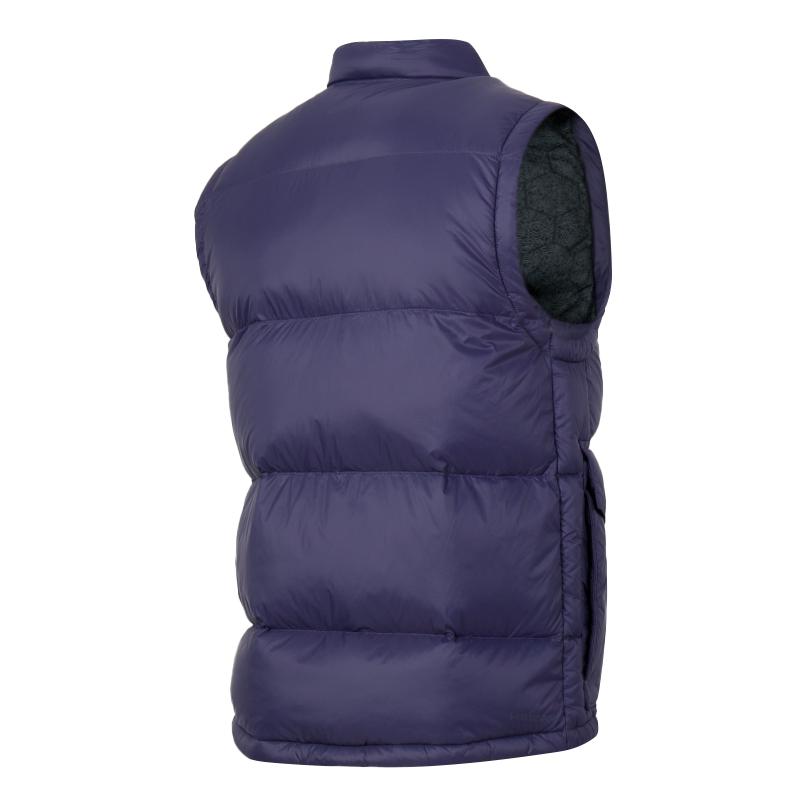 Under Armour Solid Color Baseball Collar Sports Down Vest Men vests Gray 1375592-558