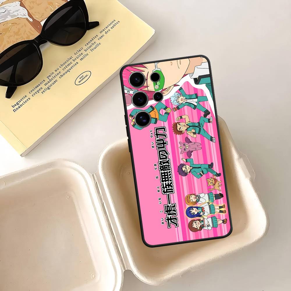 

The D-Disastrous Life Of Saiki K Case For Samsung Galaxy Case S25 S23 S22 S21 S30 S20 S10 Ultra Plus FE TPU Soft Cover Samsung S21