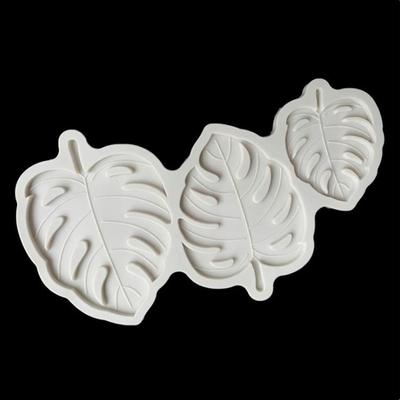 Stampo per fondente Stampo per torta Foglia di pianta Foglie di Monstera Cioccolato Silicone Cottura fai da te