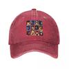 Mortal Kombat Select 16 Bit Retro Gamer Baseball Cap Unisex Distressed Denim Washed Snapback Hat Outdoor Activities Caps Hat