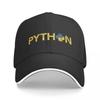 Programmierer Retro-Stil Klassisch Python Linux Code Baseballkappe Unisex Hüte WoUnisex Schirm Radfahren Snapback Kappen