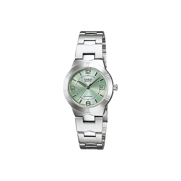 Casio Standard Enticer Fashion Business Classic Quartz Watch Women watches Green LTP-1241D-3A Random Watch Box