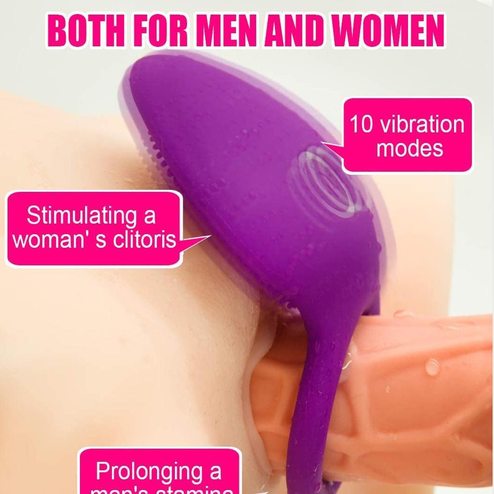 Wiederaufladbarer, leiser, wasserdichter Masturbator für Herren aus Silikon mit Vibrationssperre, Penisring, Gesundheitsprodukte, Produkte für Erwachsene