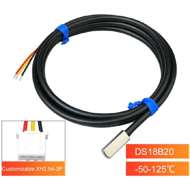 DS18B20 Digital Temperature Sensors Probe with Wide Ranging - 55℃ to 125℃ Suitable for Industrial and Home Equipment Use
