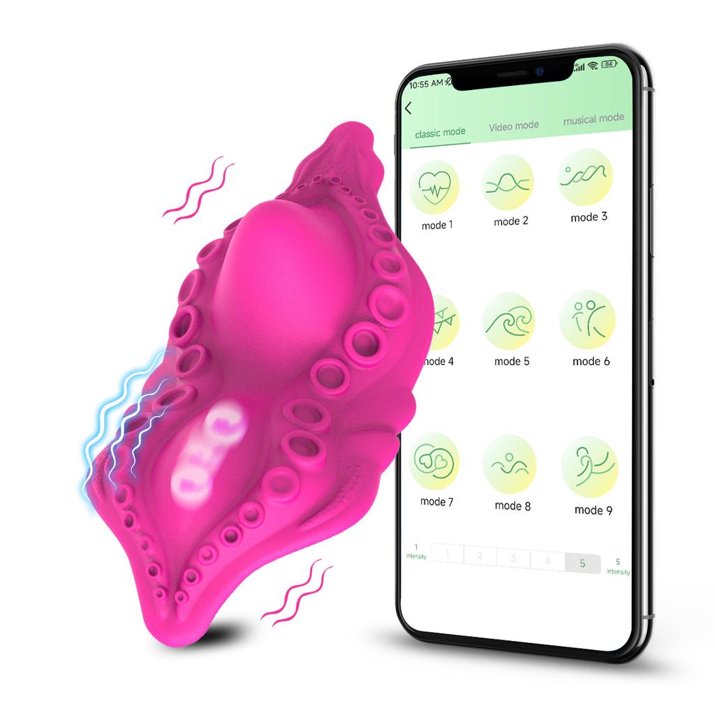 Tragbarer Bluetooth-App-Vibrator für Frauen, kabellose Fernbedienung, vibrierendes Ei, Klitorisstimulator, weibliches Sexspielzeug für Paare
