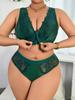Damen-Spitzen-Dessous-Set mit BH und Höschen für den täglichen Komfort