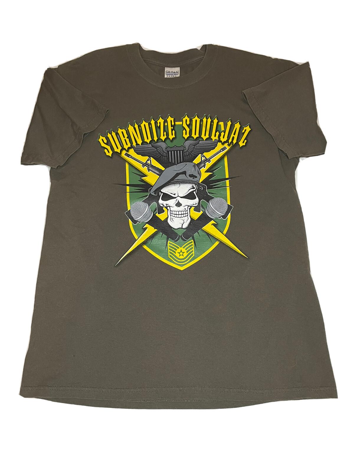 Vtg Y2K Subnoize Souljaz Mens Brown T L Kottonmouth Kings Rap Hip Hop 2004 Unisex T-Shirt L