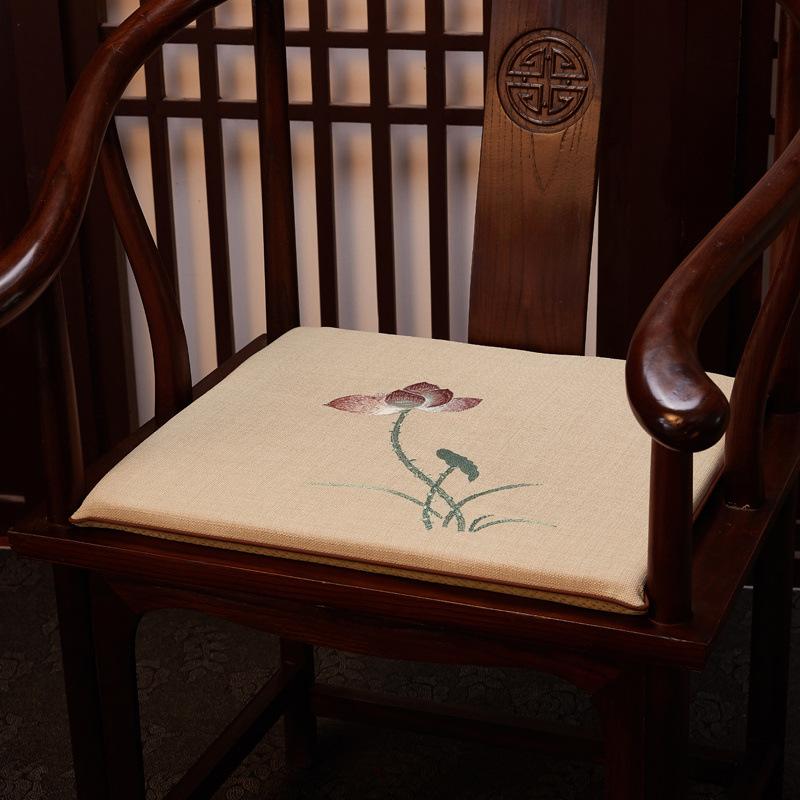 Chinese Style Cushion Mahogany Furniture Sofa Seat Cushion Taishi Circle Chair Tea Chair Non-slip Back Cushion