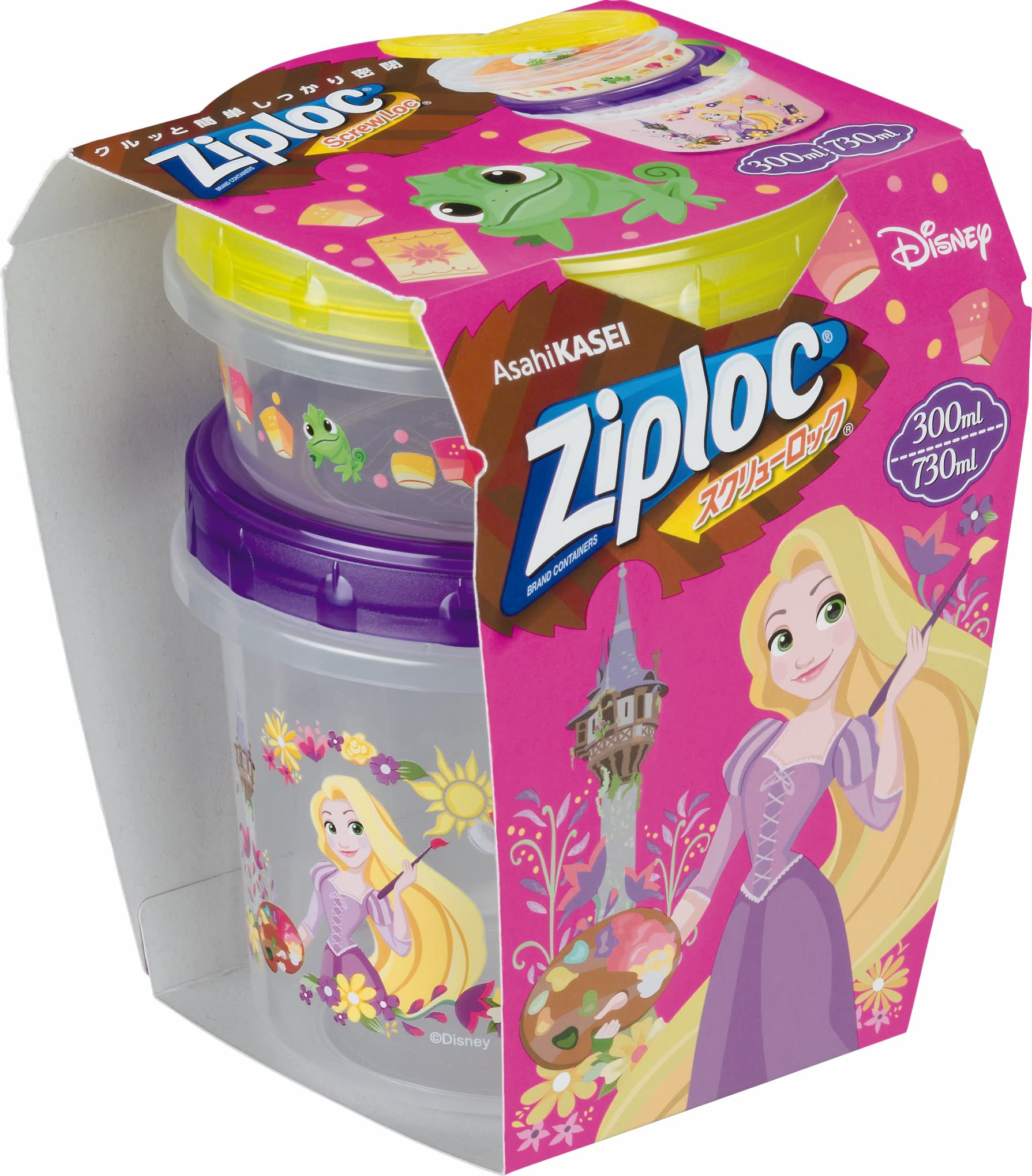 

Ziploc Screwlock 300 мл 730 мл 1 шт. Rapunzel 2022 и