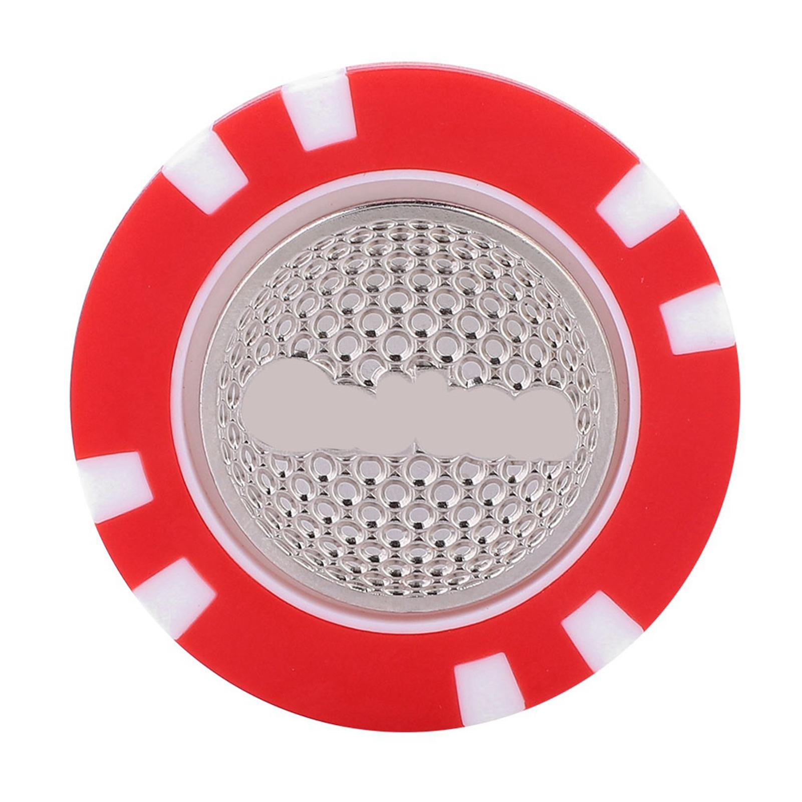 

CAITON Гольф Покерный чип Прочный АБС Гольф Маркер Уровень Маркер для мяча Подарок гольфисту Красный красный