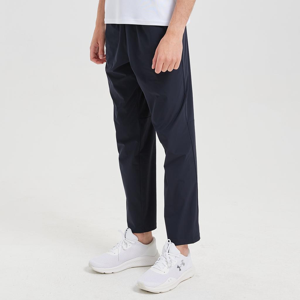 Under Armour Pantalones Deportivos de Punto Cómodos Versátiles con Cordones y Logo de Pierna Recta Holgados para Hombre Negro 25500705-001