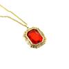 Same The Sandman Ruby Necklace Square Pendant Cos Props Birthday Christmas Gift