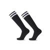 White Black Stripes Football Soccer Socks For Men Teenages Kids Boys Over the Calf Baseball Rugby Athletic Socks Women Girls