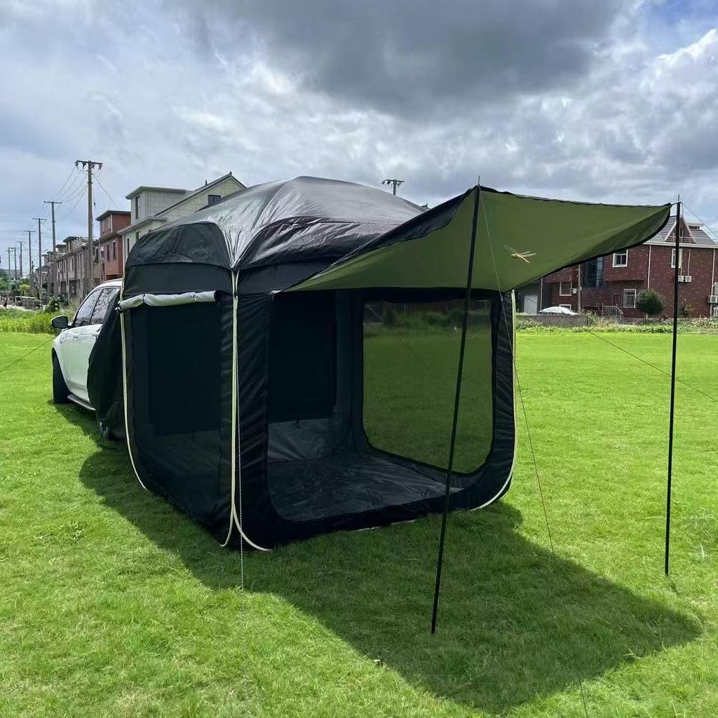 Off-road SUV Rear Trunk Tent: Mosquito-Proof, Windproof Sunshade for Outdoor Camping