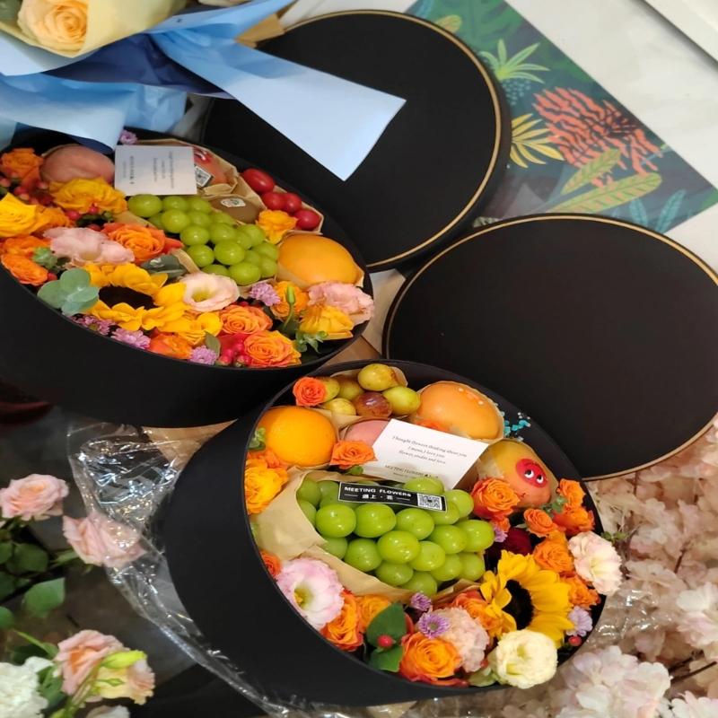 Heart Shaped DIY Flower And Fruit Packaging Box For Weddings And Special Event