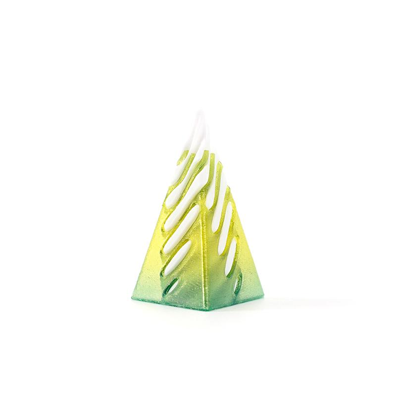 1 Piece Spiral Cone Decompression Toy 3D Printed Pyramid Impossible Pass-Through Sculpture Square Pillar Helix Screw Fidget Toys