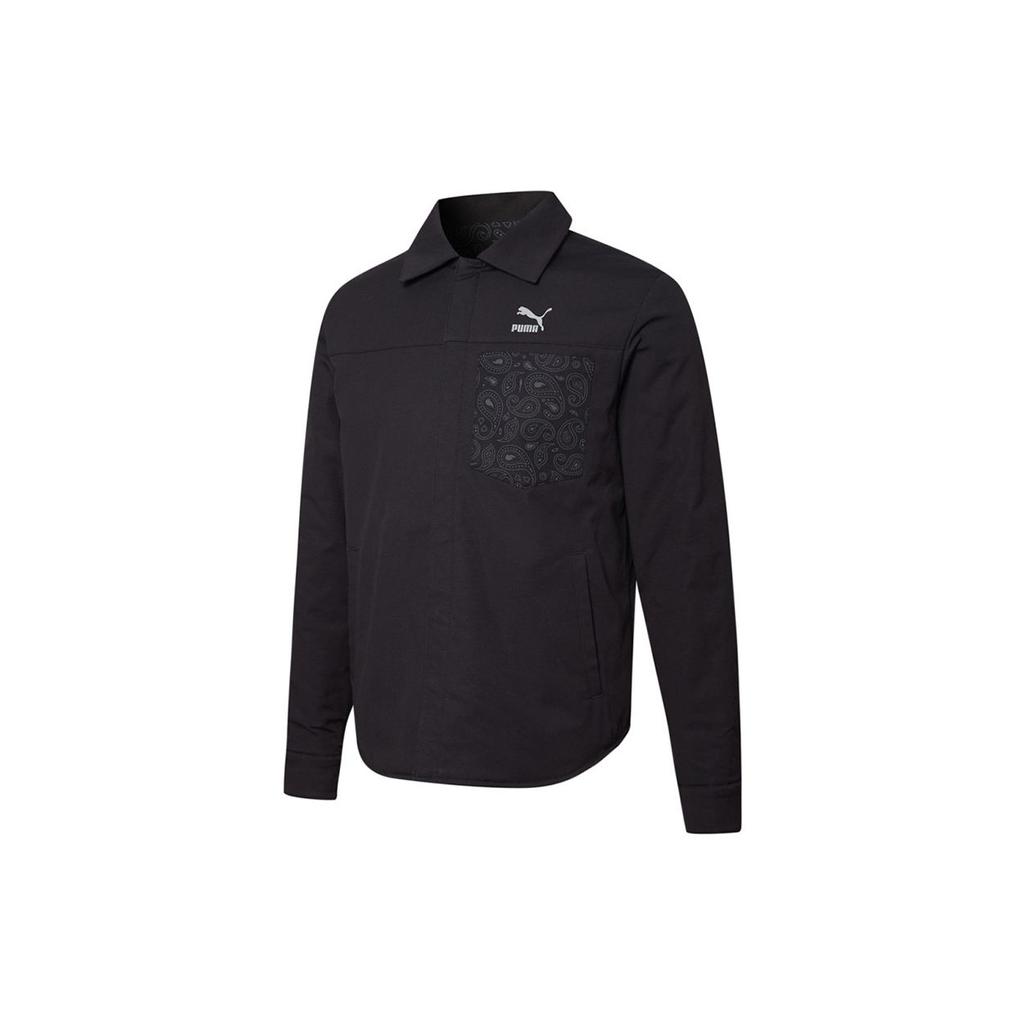 Puma Paisley Webjacke Herrenjacken Schwarz 534972-01