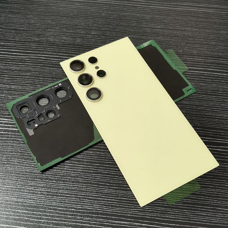 For Samsung Galaxy S24 Ultra Battery Back Cover Glass Rear Housing Cover Replacement With Camera Lens for Galaxy S24Ultra