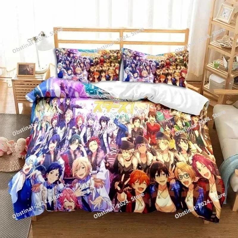 Rock Band Ensemble Stars All Season Twin Bedding Set Printed Single Comforter Duvet Cover Pillow Case 3 Pieces Kids Adult Size