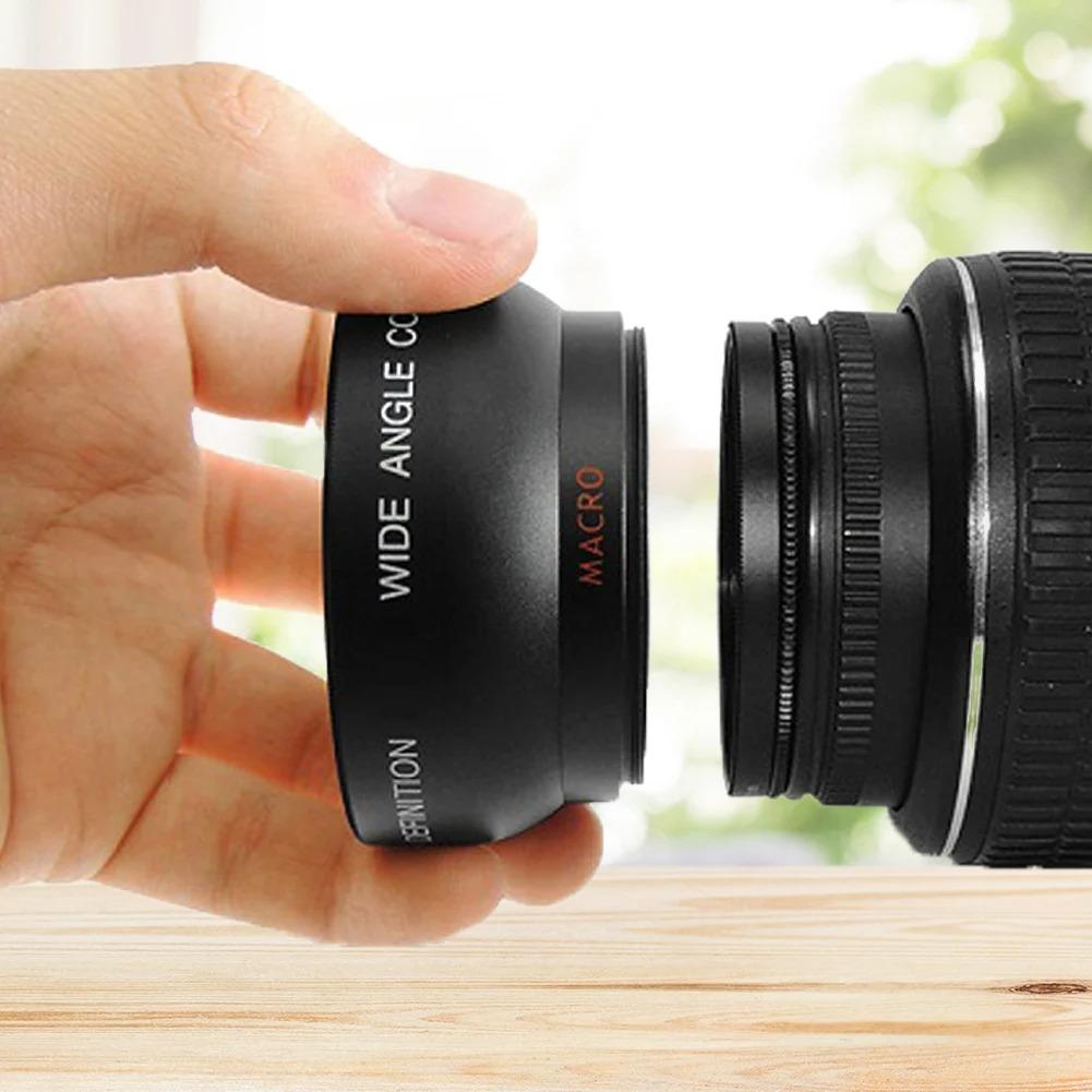 52mm 0.45x Fisheye Wide Angle Macro Lens Infrared Compatible High Definition Lens For Nikon 18-55mm 55-200mm 50mm 1.4 50mm