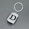 Stainless Steel 26 English Letters Keychain - Stylish Alphabet Pendant for Backpack or Car