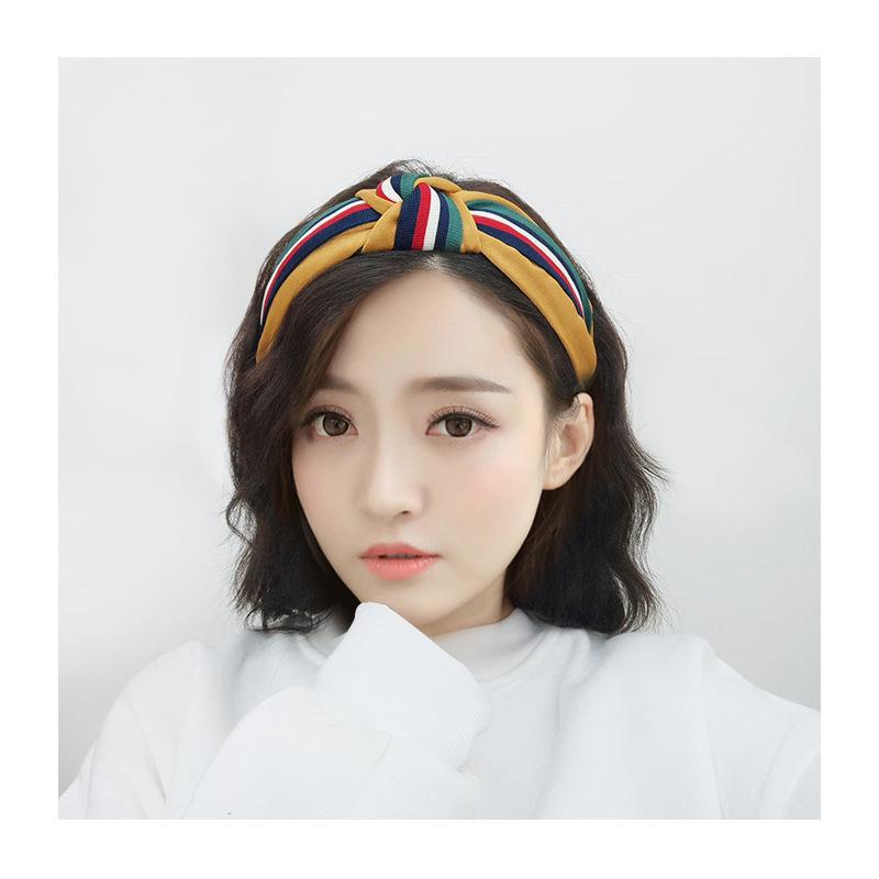 4 pieces fabric knotted hair bands