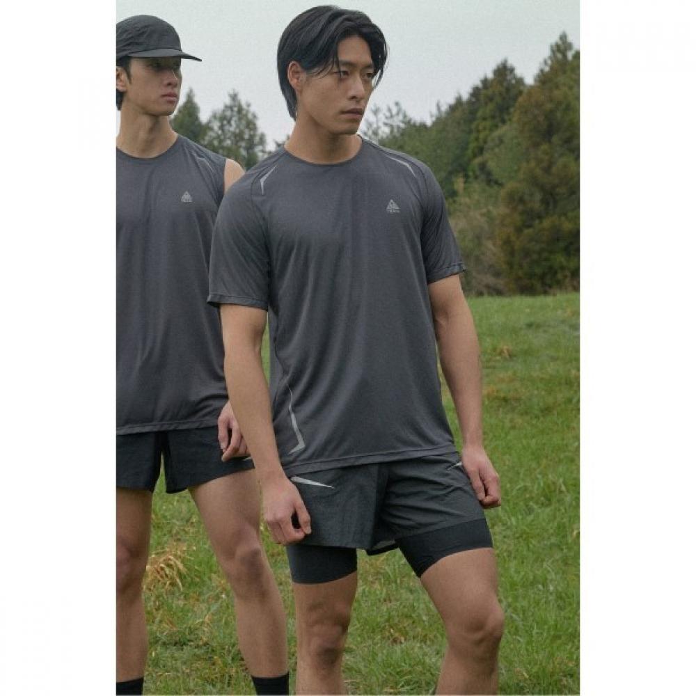 KolonSporT Men S Running ShorT Sleeve T ShirT TlTcx24735dgy dark gray/105