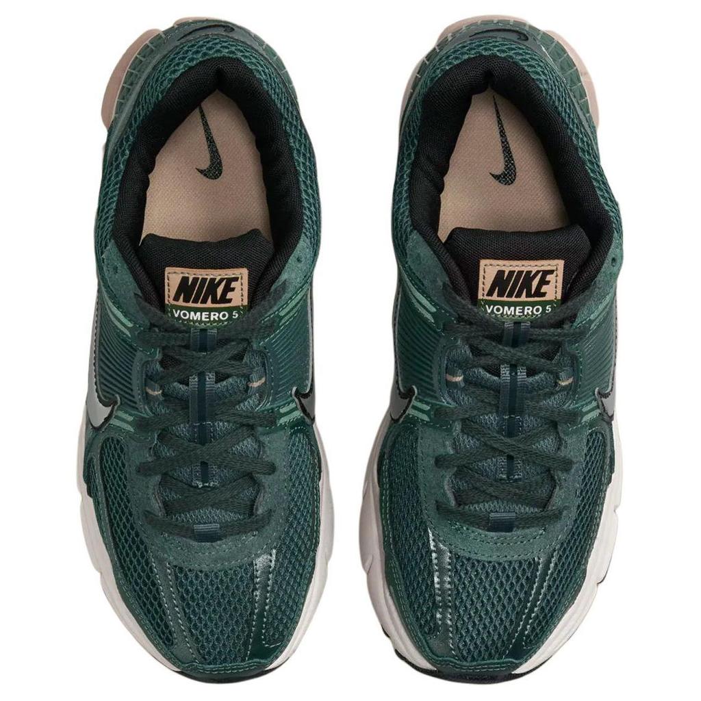 Nike Zoom Vomero 5 Vintage Green Light Orewood Brown Hemp Chrome Women's Sneakers Casual HQ2181-004