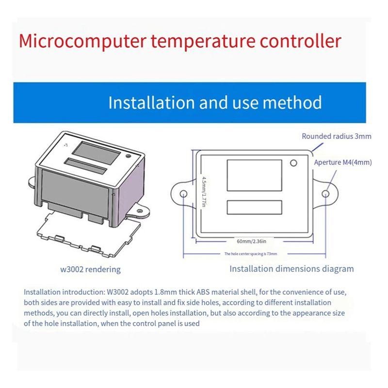 A84E-110-220V/1500W XH-W3002 Controller Computerized Digital Temperature Control Switch Intelligent Controller With US Plug