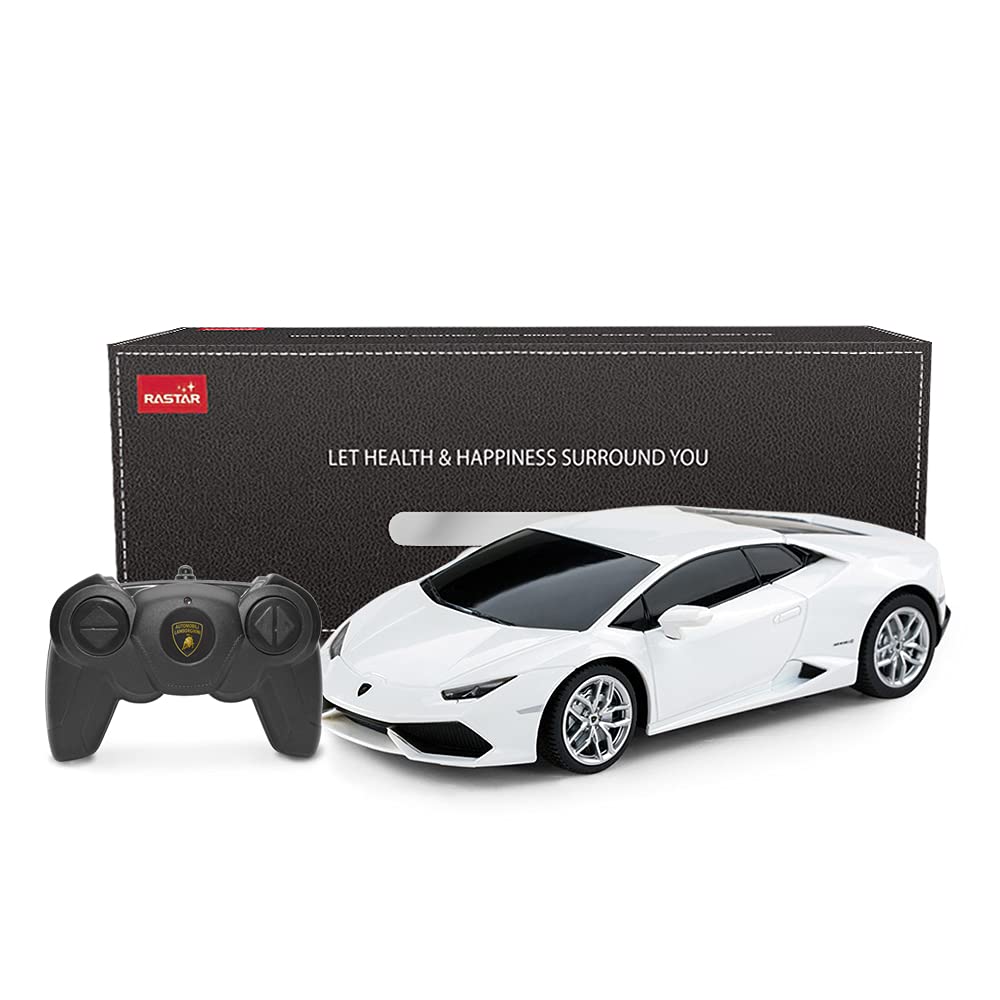 Rastar RC Car Lamborghini Huracan RC Model Car Toy Car Remote Control Car Scale White LP610-4 1/24 2.4GHz