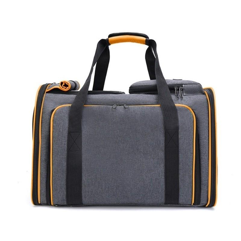 Multifunctional Expandable Cat Carrier Bag Breathable Foldable Pet Travel Carrier Reversible Pet Backpack for Cat Dogs