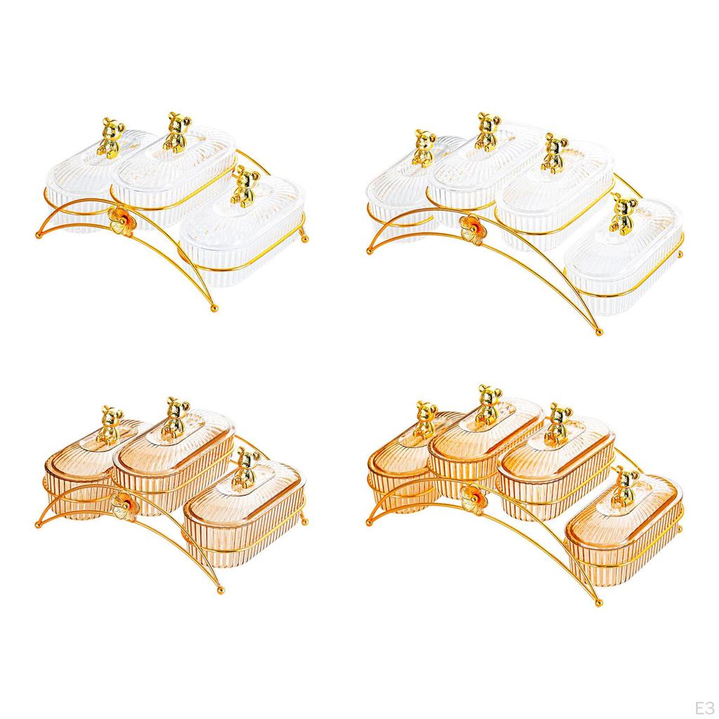 Appetizer Tray for Dried Fruits, Divided Serving Dish Kitchen and Living Room
