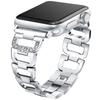 Luxury Metal Diamond Bracelet for Apple Watch Band 49 44 41 42mm for Iwatch 8 7 SE 6 5 4 3 38 45 40mm Stainless Steel Strap Smartwatch Accessories
