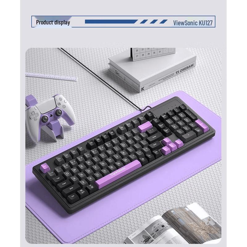 

ViewSonic KU127 98-Key Wired Mechanical Keyboard