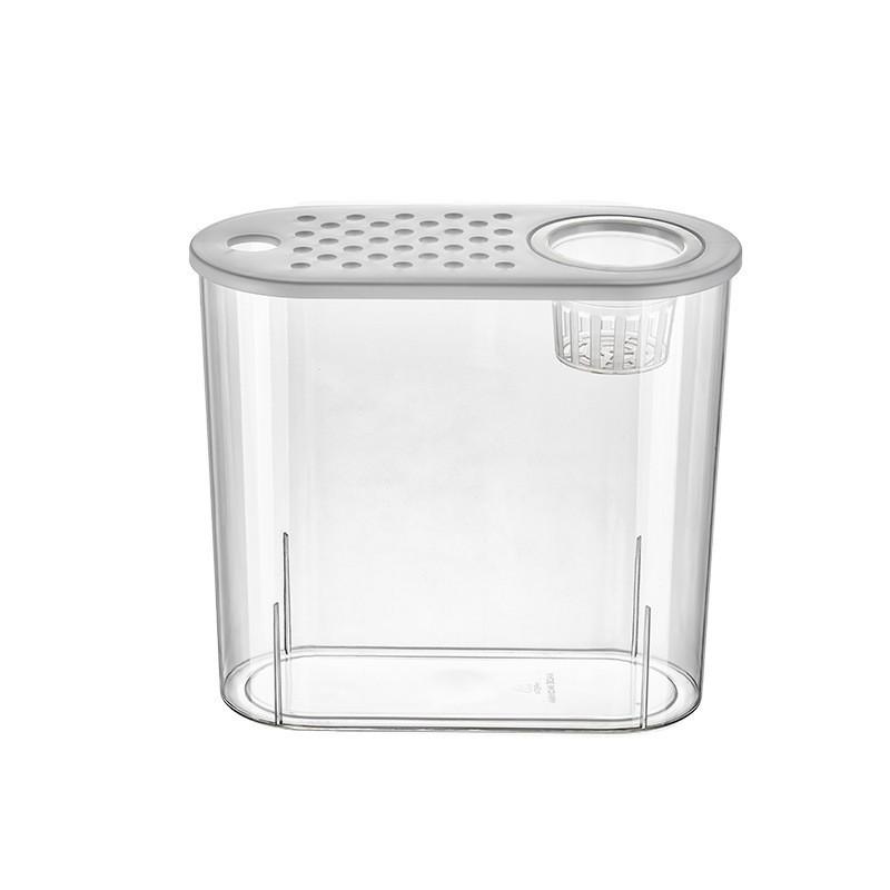Clear Oval Desktop Fish Tank & Turtle Habitat Ornament