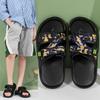 Boys Slippers Handsome Camouflage Outdoors Kids Beach Shoes Non-slip Trendy 2025 Summer New Children Sandals Soft Sole Versatile