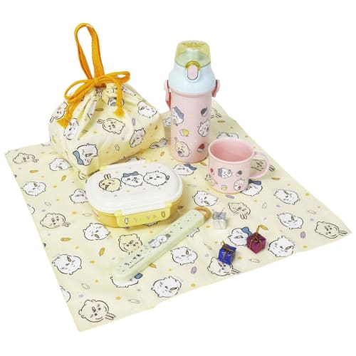 Skater Lunch Cloth Chikawa 43x43cm Made in Japan KB4-A