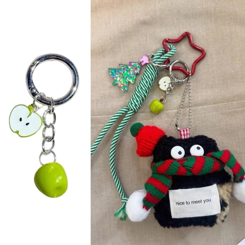 Realistic Fruit Pendant Keychain Charm Creative Hanging Ornament For Bag Decorations Jewelry Accessories