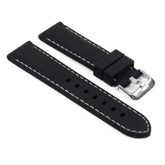 Fashion Soft Silicone Watch Strap Band Buckle Watchband Replacement Wristband