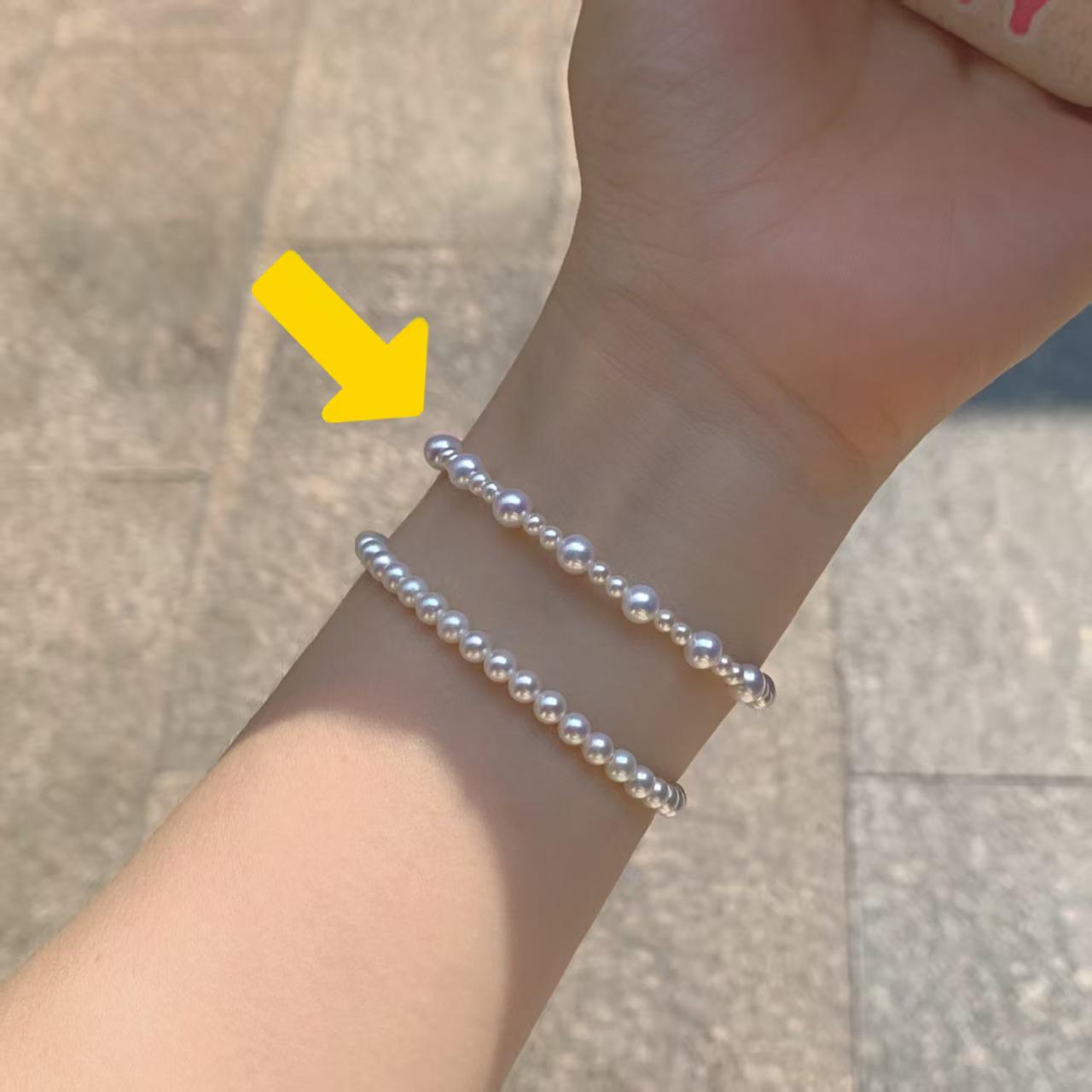 

2025 Perfectly Round Shi Jia Pearl Bracelet: Strong Luster, Stackable High-End Jewelry Bangle