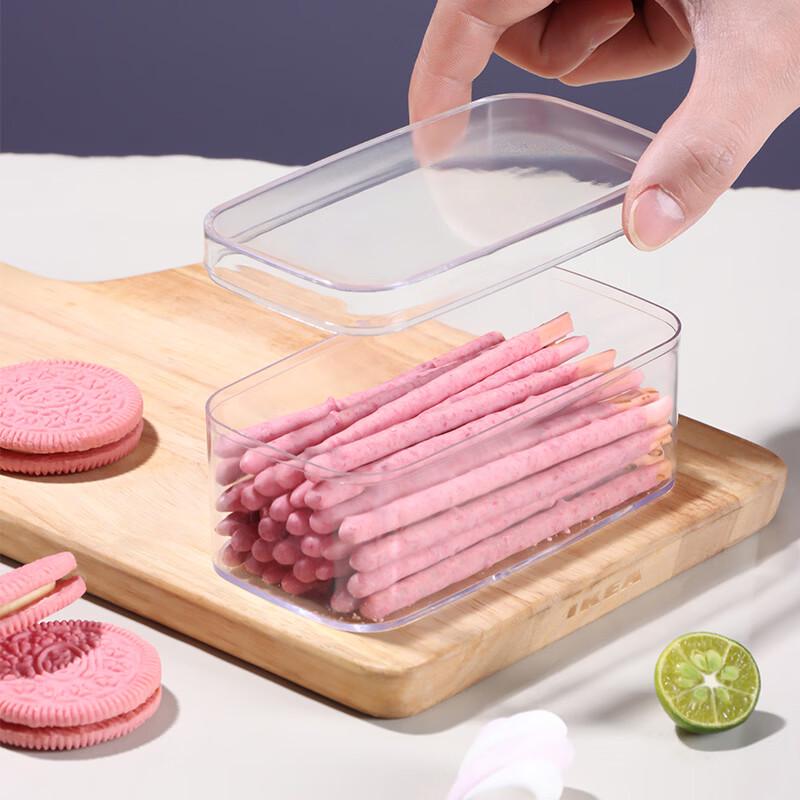 BJ 300ml Transparent Plastic Food Storage Jars (6-Pack)