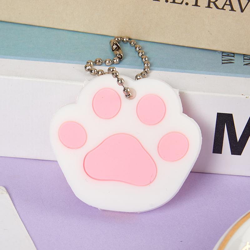 Colore Fiore Cartone Animato Coprichiave Cappuccio Silicone Accessori Chiave Carino Portachiavi Portachiavi Per Ragazza Donna Ciondolo Regalo