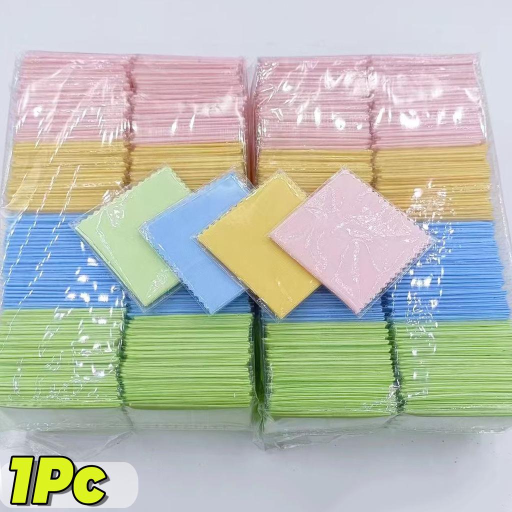 1/200pcs Chamois Glasses Cleaner Microfiber Cleaning Cloth for Glasses Cloth Len Phone Screen Cleaning Wipes Wholesale